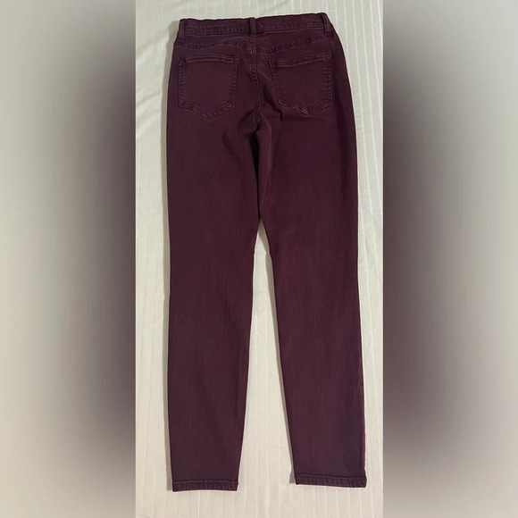 Altar’d State wine colored high rise jeggings skinny jeans. Size 27/5 A2 - Picture 4 of 10